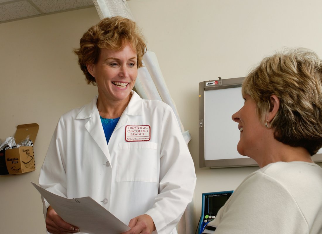 Doctor consulting a patient
