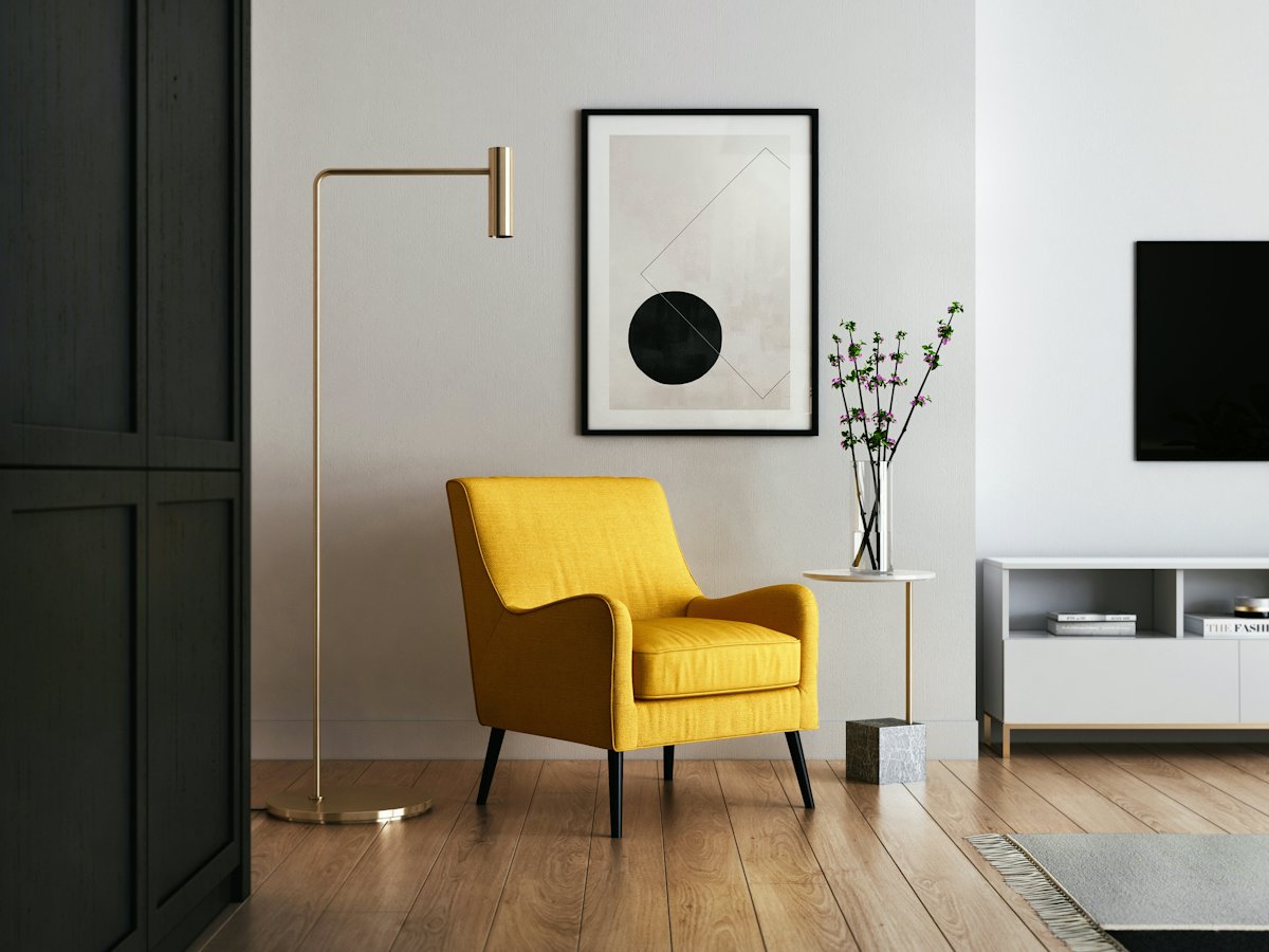 Living room styled with Woodnest furniture